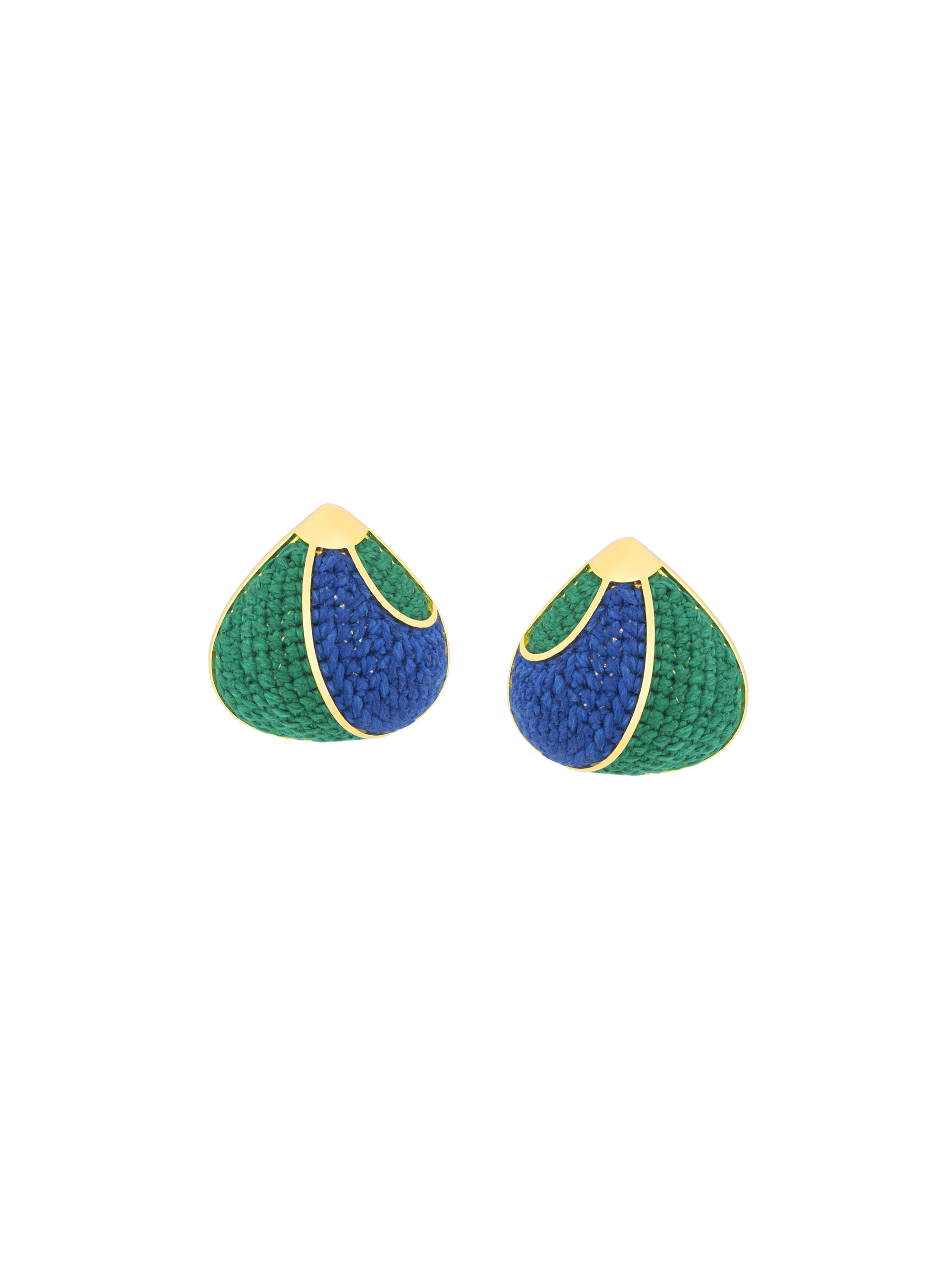 Suspiro Earrings - Blue and Green