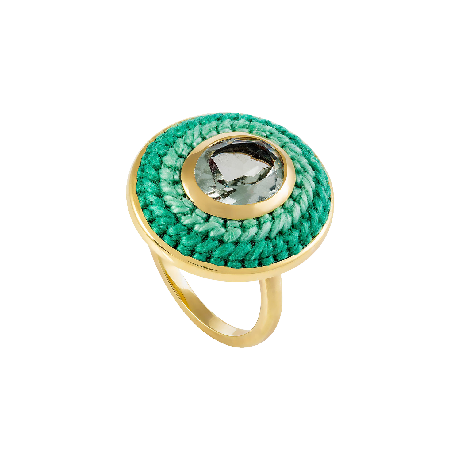 Mint Oval Ring