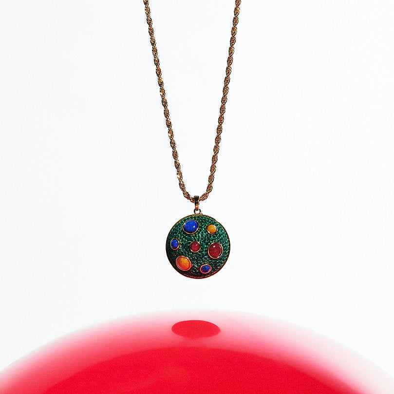 Green Cosmo Necklace