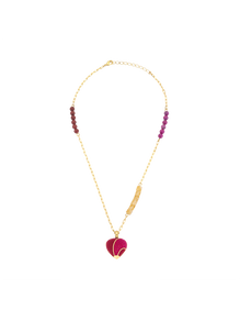 Suspiro Necklace - Red and Pink