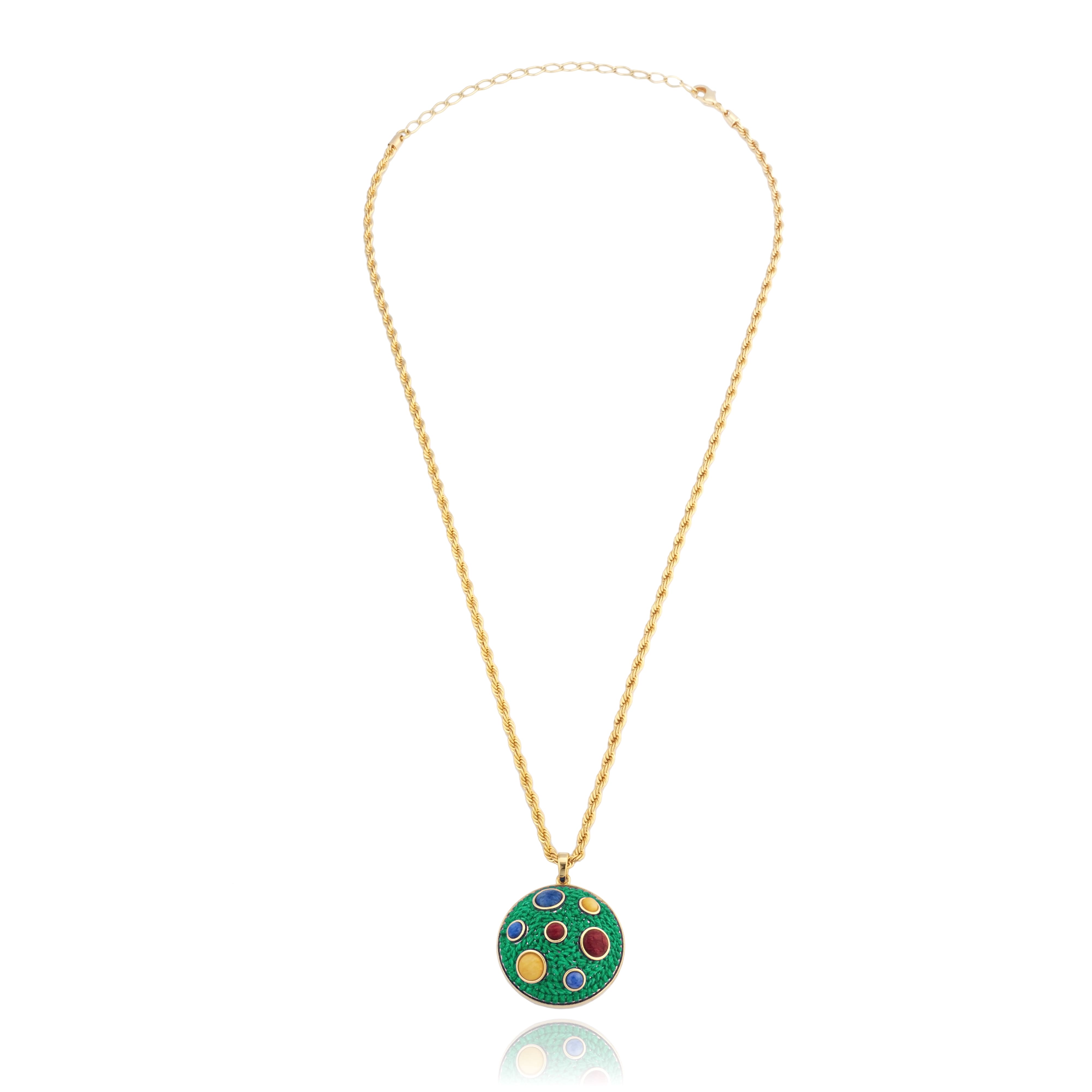 Green Cosmo Necklace
