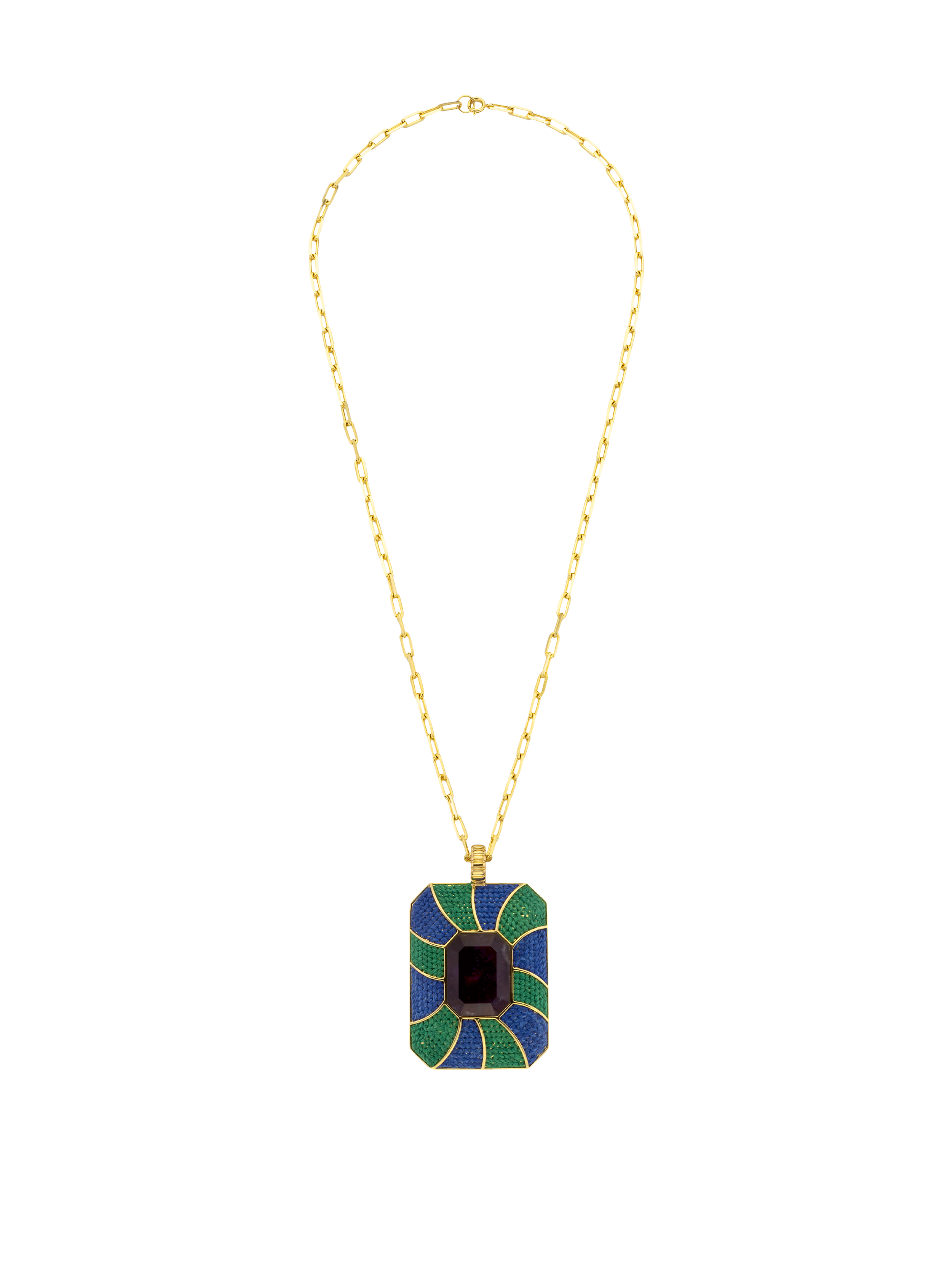 Lolly Necklace - Blue and Green