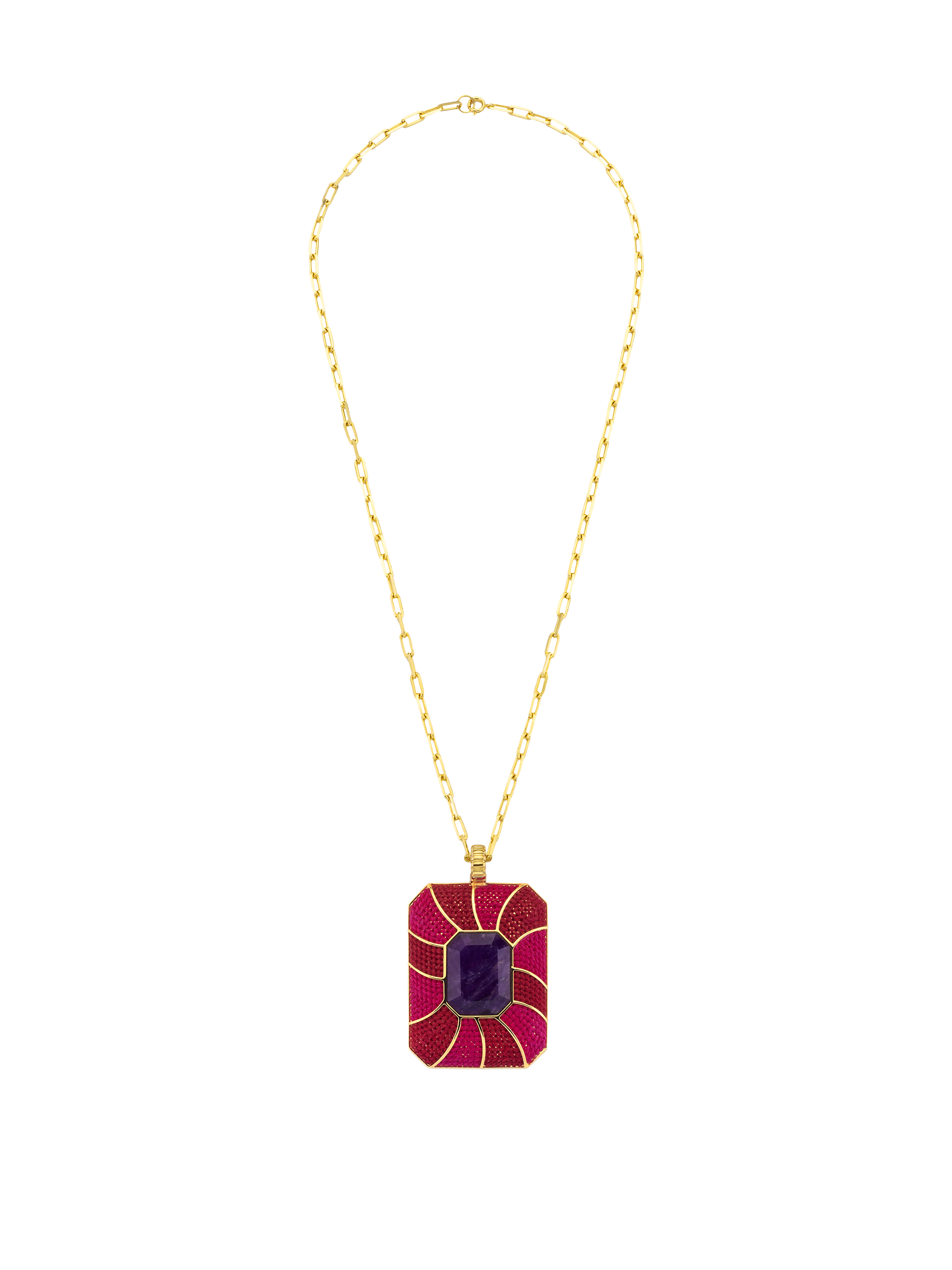 Lolly Necklace - Red and Pink