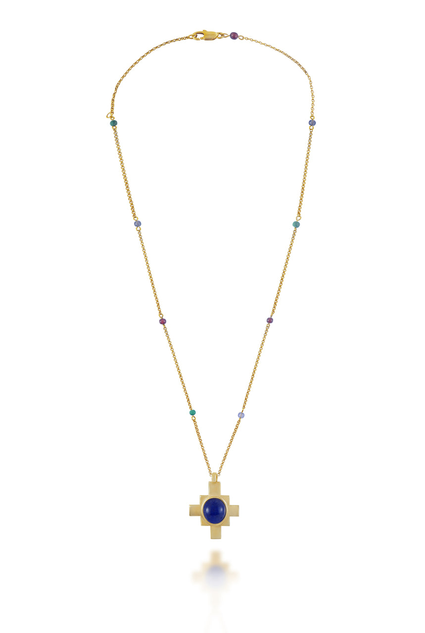 Peru Necklace with Sodalite